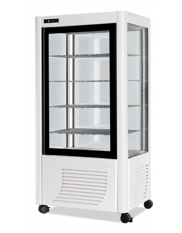 Vetrina gelateria Litri 540-ILLUMINAZIONE A LED-COLORE ORO - cm 90x70x187h