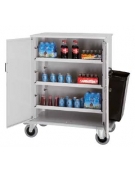 Carrello per rifornimento minibar frigobar cm 100x62x119h