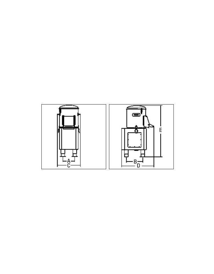 Pelapatate Kg 10 professionale elettrico industriale - TRIFASE - Attrezzature  per la preparazione professionali