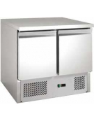 Tavolo saladette refrigerato 2 sportelli per sandwich +2°+8°C - cm 90x70x87h