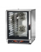 Forno elettrico ventilato a convezione con vapore diretto - Pannello elettronico -Capacità 11 Teglie GN 1/1