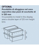 Vetrina gelati 6 vaschette Lt. 5