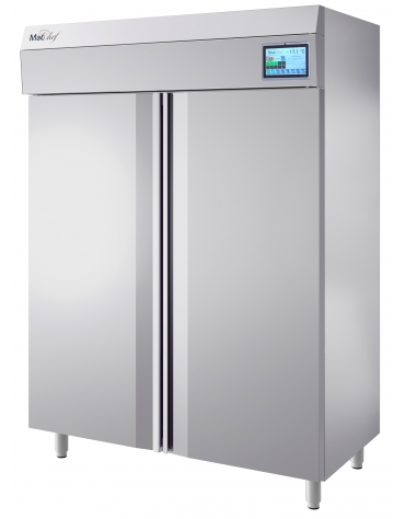 Armadio frigo climatico per la frollatura carne con controllo umidità e porta cieca Lt 700 -6°/+40°C- cm 72x80x202h