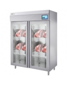 Armadio frigo climatico per la frollatura carne con controllo umidità e porta cieca Lt 700 -6°/+40°C- cm 72x80x202h