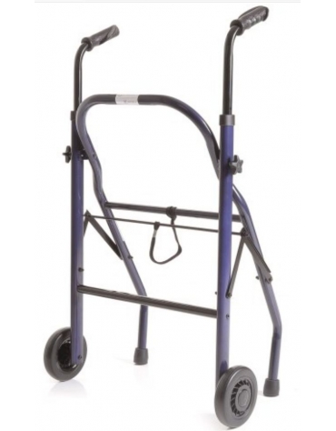 ROLLATOR PIEGHEVOLE IN ACCIAIO VERNICIATO