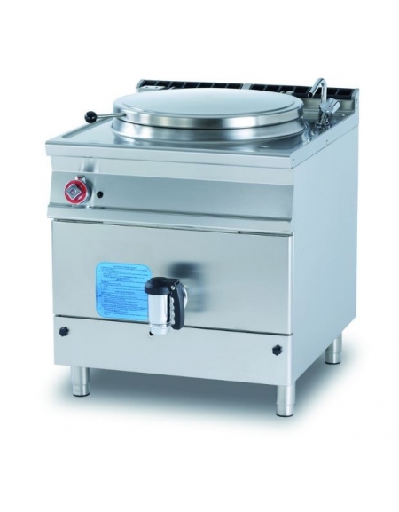 PENTOLA DIRETTA GAS LT. 100 - AUTOCLAVE - VASCA Ø CM. 60x42H - CM. 80X90X90H.