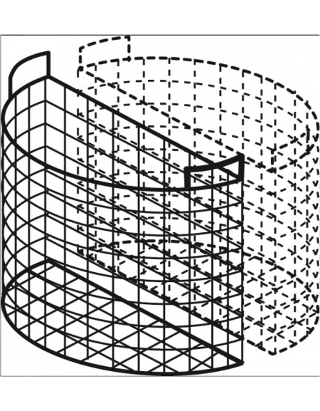 CESTO 1/2 PER PENTOLA 150 LT - 56X47H