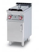 FRIGGITRICE GAS LT. 8+8 - 2 vasche cm. 15x35x36h - Prod. patate: 12 kg/h - CM. 40X90X90H.