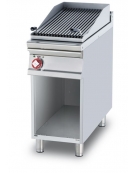 GRIGLIA TRIFASE SU MOBILE A GIORNO - Griglia in acciaio inox cm. 38x66 regolabile - CM. 40X90X90H.