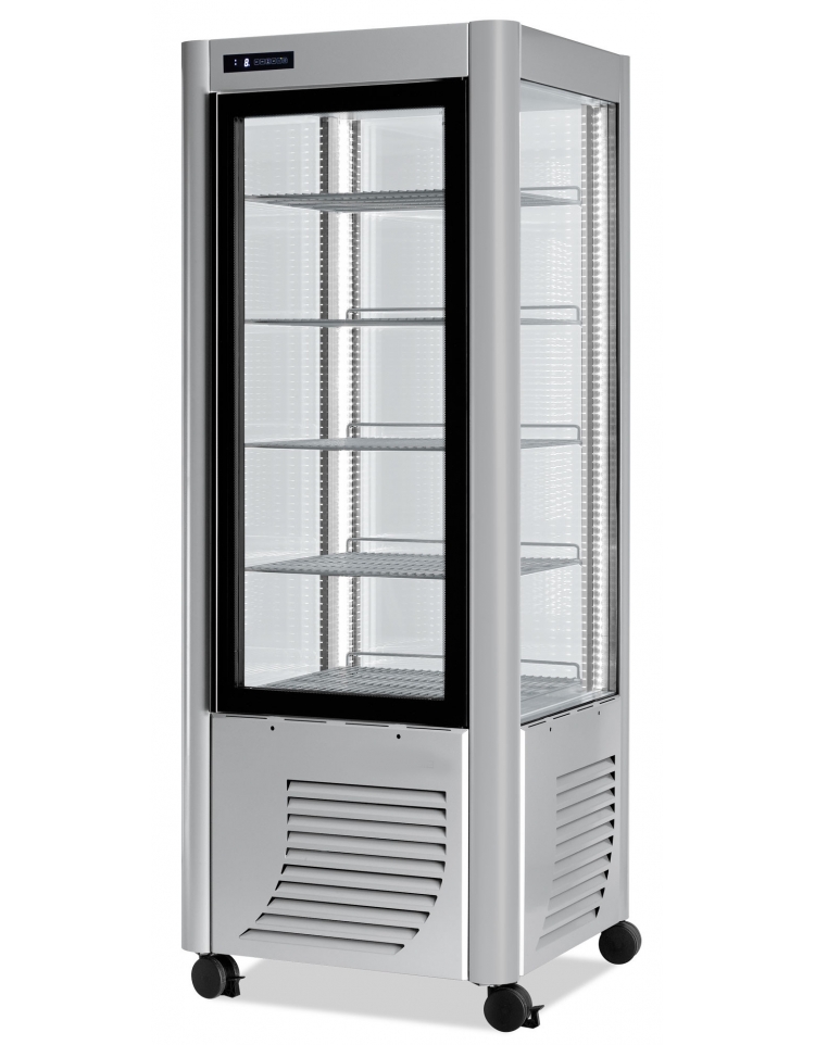 Vetrina Espositiva EVOKL4150 - N° 4 Porte Scorrevoli - Lunghezza Cm 152,2 -  Refrigerata o Riscaldata