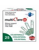 Strisce Colesterolo - flacone da 5 strisce + 1 chip per lettore multiparametrico Multicare®