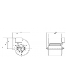 Ventilatore centrifugo doppia aspirazione per uso interno o esterno - Modello 7/7