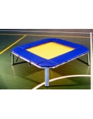 Trampolino elastico fisso Dim. cm. 125 x 125