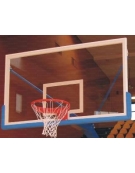 Tabellone basket in cristallo spessore mm.12 con telaio. Dim. 180 x 105