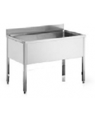 Lavapentole inox 1 vascone Dim cm.190x70x85/90h