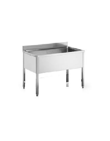 Lavapentole inox 1 vascone Dim cm.190x70x85/90h