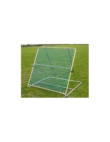 Telaio con rete ad inclinazione variabile per allenamento con il pallone, RICHIUDILE, Dimensione 160x160 cm.