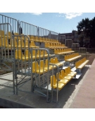 Tribuna fissa zincata per esterno