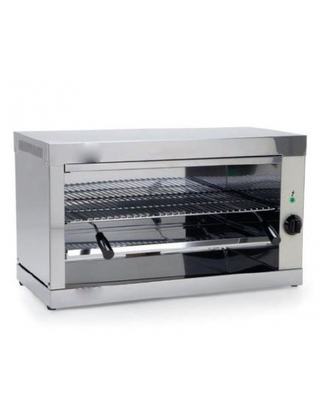 Salamandra in acciaio inox -  3200 Watt -  griglia cm 63x35