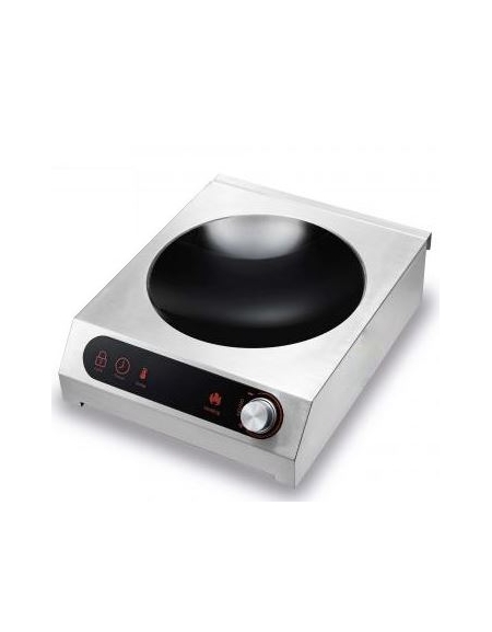 Piastra a induzione con 1 zona - potenza 3500 W - display digitale a comandi TOUCH CONTROL WOK