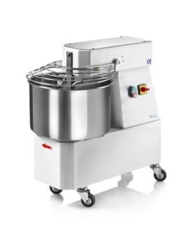 Impastatrice a spirale testa fissa da 47 Lt  - MONOFASE - 1200W