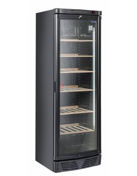 VETRINA REFRIGERATA – CANTINA VINO - CAPACITÀ 35 BOTTIGLIE - TEMPERATURA +7+20°C, MM 600X624X1863H