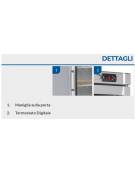 VETRINA REFRIGERATA – CANTINA VINO - CAPACITÀ 35 BOTTIGLIE - TEMPERATURA +7+20°C, MM 600X624X1863H