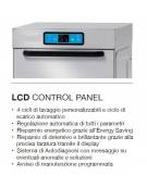 Lavabicchieri cesto quadro cm 40x40 - controllo elettronico - altezza massima del bicchiere cm 24,5