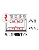 Cucina gas 6 fuochi MEDIA POTENZA forno elettrico multifunzione - cm 120x70x85/90h