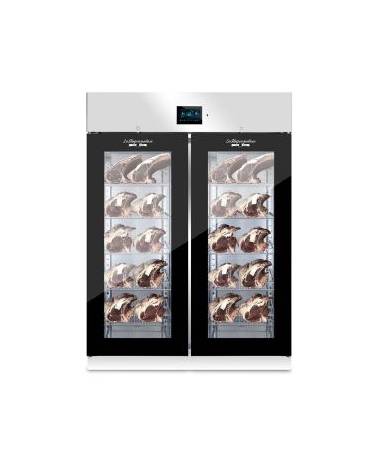 ARMADIO STAGIONATURA SALUMI / FORMAGGI 1400 LT-PORTA A VETRO