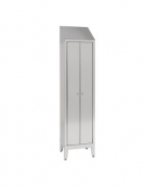 Armadio Spogliatoio Singolo a 2 Ante dim 50x50x215h inox430