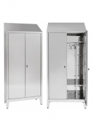 Armadio Spogliatoio Biposto a 2 Ante dim 95x50x215h inox430