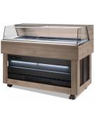 Carrello refrigerato a parete cm. 140x60x105h