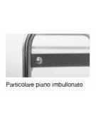 Carrello inox con N° 4 Piani stampati imbullonati -cm 109x69x126h