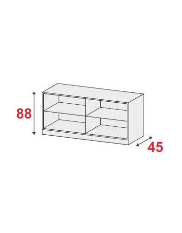 SOPRALZO A GIORNO cm. 180 x 45 x 88 h.