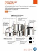 Pentola acciaio inox mm 160x160  lt. 3,0