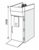 Abbattitore di temperatura N° 15 Teglie - Potenza W 3.300