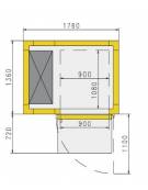 Abbattitore di temperatura N° 15 Teglie - Potenza W 3.300