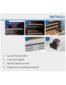 Espositore refrigerato per vino cm 59,5x64x184h