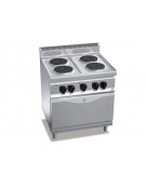 CUCINA ELETTRICA 4 PIASTRE TONDE + FORNO ELETTRICO 1/1