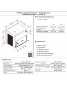 Fabbricatore di ghiaccio a scaglie granulari MODULARE da 1200 kg giornalieri