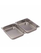 BACINELLA INOX GASTRONORM AISI 304 GN 1/2 mm 325x265xh40 lt. 21.3