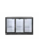 Espositore refrigerato ventilato retrobanco - controllo digitale -  320 lt. - +1∾+10 °C -  3 porte battenti - mm 1350x520x900h