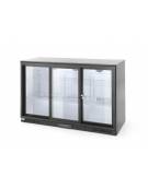 Espositore refrigerato ventilato retrobanco - controllo digitale -  320 lt. - +1∾+10 °C -  3 porte battenti - mm 1350x520x900h