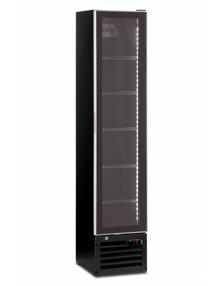 Frigo vetrina statico per bevande con agitatore - capacità 610 Lt - temperatura 0°C/+10°C - mm 695x754x2201h