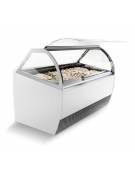 Vetrina gelato professionale ventilata 12 gusti vaschette lt 5