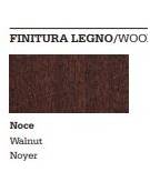 Poltrona semi-direzionale con braccioli e base in legno - movimento oscillante cm 68x74x89/98h