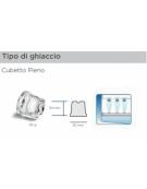 Macchina per cubetti di ghiaccio professionale da Kg 34/24h - Contenitore da Kg 17 - Raffreddamento ad aria