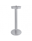 Posacenere a colonna in acciaio inox - Ø cm 30x70 h