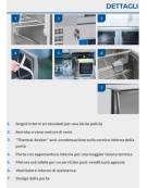 Tavolo refrigerato inox AISI 304, con 2 sportelli GN - temperatura 0/+8°C. - cm 90x70x88,2h